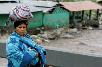 La comunidad Aguas Amargas es conocida por sus aguas sulfurosas y sus baños termales ubicados en las cercanías de Xelaju, Guatemala empiezan a regresar a sus actividades cotidianas después de las intensas lluvias de la semana pasada donde desaparecieran v