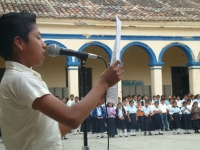 Foto: Miradasur/Rodolfo Flores. San Cristóbal de las Casas. Más de 150 niños y jovenes indigenas del albergue Xicotecatl disfrutan de las actividades que esta asociación les brinda a pesar de las malas condiciones en las que se encuentra el actual edifici