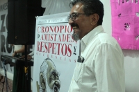 20240314. Tuxtla. Cronopios, Amistades, Respetos y Querencias es la muestra que esta tarde presenta el caricaturista chiapaneco Enrique Alfaro.