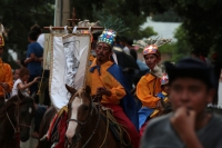 20230808. Chiapa de corzo. AlfÃ©rez y Naguares durante las celebraciones patronales de Santo Domingo