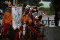 20230808. Chiapa de corzo. AlfÃ©rez y Naguares durante las celebraciones patronales de Santo Domingo
