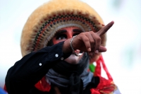 20230808. Chiapa de corzo. AlfÃ©rez y Naguares durante las celebraciones patronales de Santo Domingo