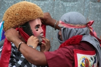 20230808. Chiapa de corzo. AlfÃ©rez y Naguares durante las celebraciones patronales de Santo Domingo