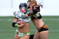 Sábado 13 de julio del 2019. Tuxtla Gutiérrez. Amazonas de Chiapas vence en semifinales a Cheetaras de Texcoco con lo que avanza a la final de la WFL
