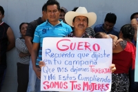 Martes 7 de marzo del 2017. Tuxtla Gutiérrez. Ambulantes del primer cuadro de la ciudad protestan por los constantes operativos y la persecución de los fiscales municipales