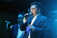 Domingo 27 de abril del 2014. Tuxtla Gutiérrez. Al cierre de las fiestas patronales de San Marcos, los Ángeles Azules en la plaza central.