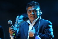 Domingo 27 de abril del 2014. Tuxtla Gutiérrez. Al cierre de las fiestas patronales de San Marcos, los Ángeles Azules en la plaza central de la capital del estado de Chiapas.