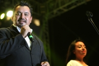 Domingo 27 de abril del 2014. Tuxtla Gutiérrez. Al cierre de las fiestas patronales de San Marcos, los Ángeles Azules en la plaza central.