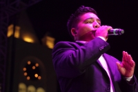 Domingo 27 de abril del 2014. Tuxtla Gutiérrez. Al cierre de las fiestas patronales de San Marcos, los Ángeles Azules en la plaza central.