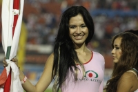 Jueves 3 de mayo del 2012. Las animadoras de los patrocinadores de Los jaguares de Chiapas.