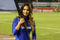 Sábado 28 de septiembre del 2013. Tuxtla Gutiérrez. Las bellas animadoras durante el partido donde Jaguares de Chiapas recibe a los Tuzos del Pachuca.