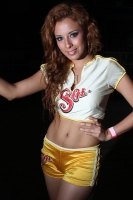 Jueves 22 de marzo del 2012. La belleza chiapaneca en el juego entre Jaguares y Pachuca.
