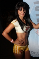 Jueves 22 de marzo del 2012. La belleza chiapaneca en el juego entre Jaguares y Pachuca.