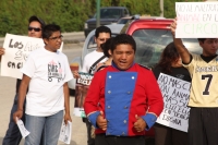 Domingo 7 de agosto del 2012. Tuxtla Gutiérrez, Chiapas. Familias tuxtlecas y de Chiapas se manifiestan en contra del maltrato animal en los circos que llegan a este estado del sureste de México.