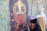 Martes 22 de diciembre del 2015. San Pedro Chenalho. Los sobrevivientes de la masacre de 45 indígenas en la comunidad Acteal en 1997, conmemoran esta mañana los 18 años de ocurrido este hecho con jornadas de ayuno y oración en esta localidad de la región 