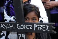 Martes 22 de diciembre del 2015. San Pedro Chenalho. Los sobrevivientes de la masacre de 45 indígenas en la comunidad Acteal en 1997, conmemoran esta mañana los 18 años de ocurrido este hecho con jornadas de ayuno y oración en esta localidad de la región 