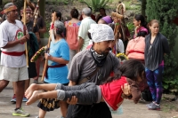 Miércoles 28 de septiembre del 2016. Tuxtla Gutiérrez. Los representantes de las Tribus de Alaska, Norteamérica y norte de México continúan con el viaja de la Caravana de la Dignidad y la Paz después de convivir la víspera de esta noche con la comunidad d
