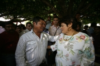 La dirigente estatal de PRI Arely Madrid aparece este día en las instalaciones del PRI municipal donde se llevan a cabo las actividades correspondientes de los precandidatos a las próximas elecciones y se instala en el boulevard de la 4 norte en espera de