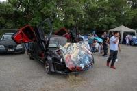 Domingo 30 de julio del 2017. Tuxtla Gutiérrez. Aficionados a los autos se reúnen este fin de semana en el estacionamiento de Convivencia Infantil compartiendo el gusto por los motores y el performance