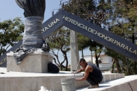 Martes 10 de febrero del 2015. Tuxtla Gutiérrez. Lo que será el parque Centenario de la Fuerza Aérea Mexicana en el Fraccionamiento Las Arboledas.