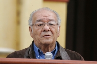 Miércoles 26 de enero. El cuerpo del Tatik Don Samuel Ruiz García recibió este medio día sepultura en las criptas de la Catedral de la Paz en San Cristóbal de las Casas donde se realizo una ceremonia litúrgica presidida por el nuncio apostólico Christophe