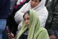 Miércoles 26 de enero. El cuerpo del Tatik Don Samuel Ruiz García recibió este medio día sepultura en las criptas de la Catedral de la Paz en San Cristóbal de las Casas donde se realizo una ceremonia litúrgica presidida por el nuncio apostólico Christophe