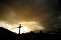 Martes 25 de enero. La tarde de San Cristóbal de las Casas durante las ceremonias de despedidas de Tatik Samuel Ruíz.