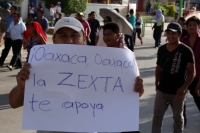 Domingo 19 de junio del 2016. Tuxtla Gutiérrez. Organizaciones sociales y educativas marchan esta tarde en la capital del estado de Chiapas en apoyo a las comunidades que se enfrentan a la Policía Federal en el estado de Oaxaca.