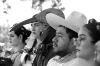 20230618. Chiapa de Corzo. La Danza del ColibrÃ­,  Burrioncito, es realizada esta maÃ±ana recorriendo la ruta de las ceibas en esta comunidad de la ribera del Grijalva.