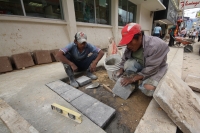Domingo 8 de octubre. Obras del primer cuadro.