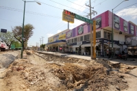 Viernes 14 de marzo del 2014. Tuxtla Gutiérrez. El abandono de las obras del oriente de la ciudad continua molestando a ciudadanos y comerciantes que anuncian nuevas movilizaciones de protesta en los próximos días.
