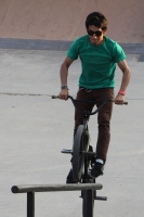 Sábado 3 de noviembre del 2012. Tuxtla Gutiérrez, Chiapas. Los jóvenes aficionados a los deportes extremos se reuenen este fin de semana en el ParqueNoquispara participar en el encuentro internacional de Patines y bicicletas de una reconocida marca deport