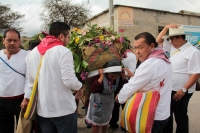 Martes 30 de enero del 2018. Tuxtla Gutiérrez. La comunidad Zoque da inicio a la Bajada de las Virgenes de Copoya esta mañana durante las celebraciones de La Candelaria, festejo que continuará hasta entrado el mes de marzo.