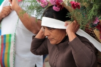 Martes 30 de enero del 2018. Tuxtla Gutiérrez. La comunidad Zoque da inicio a la Bajada de las Virgenes de Copoya esta mañana durante las celebraciones de La Candelaria, festejo que continuará hasta entrado el mes de marzo.