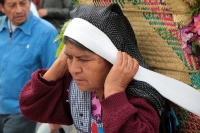 Martes 30 de enero del 2018. Tuxtla Gutiérrez. La comunidad Zoque da inicio a la Bajada de las Virgenes de Copoya esta mañana durante las celebraciones de La Candelaria, festejo que continuará hasta entrado el mes de marzo.