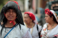 Martes 30 de enero del 2018. Tuxtla Gutiérrez. La comunidad Zoque da inicio a la Bajada de las Virgenes de Copoya esta mañana durante las celebraciones de La Candelaria, festejo que continuará hasta entrado el mes de marzo.