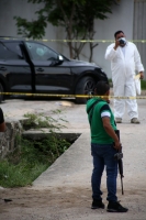 202107070. Tuxtla Gutiérrez. Aspectos de la balacera en el Fraccionamiento la Gloria en la capital del estado de Chiapas