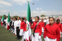 Lunes 24 de febrero del 2014. Tuxtla Gutiérrez. Ceremonia de abanderamiento de la 7/a. CIA S.M.N., Planteles Educativos y Unidades de la VII R.M.  se lleva  a cabo con la presencia de las autoridades del gobierno local y militares en Chiapas
