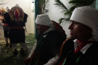 Jueves 28 de julio del 2016. San Juan Chamula. Mateo Gómez Gómez recibe esta mañana el bastón de mando Chamula según los usos y costumbres de las comunidades y parajes de esta localidad de los altos de Chiapas. El nuevo presidente junto con las nuevas aut