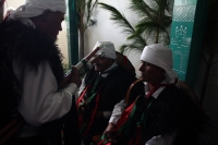 Jueves 28 de julio del 2016. San Juan Chamula. Mateo Gómez Gómez recibe esta mañana el bastón de mando Chamula según los usos y costumbres de las comunidades y parajes de esta localidad de los altos de Chiapas. El nuevo presidente junto con las nuevas aut