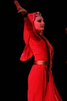Lunes 28 de octubre del 2013. Tuxtla Gutiérrez. El Ballet Bragati de Georgia en el Teatro Emilio Rabasa.