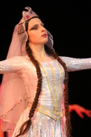 Lunes 28 de octubre del 2013. Tuxtla Gutiérrez. El Ballet Bragati de Georgia en el Teatro Emilio Rabasa.