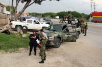 Miércoles 5 de septiembre del 2012. Berriozábal, Chiapas. Una fuerte movilización policiaca alerto a la población de Berriozábal cuando un grupo de personas se enfrento en el predio El Calvario de esta localidad. Los rumores de un enfrentamiento armado pr