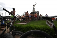 Sábado 14 de junio del 2014. Tuxtla Gutiérrez. Word Naked Bike Ride 2014 se lleva a cabo esta tarde también en la capital del estado de Chiapas.