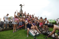 Sábado 14 de junio del 2014. Tuxtla Gutiérrez. Word Naked Bike Ride 2014 se lleva a cabo esta tarde también en la capital del estado de Chiapas.