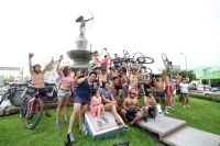 Sábado 14 de junio del 2014. Tuxtla Gutiérrez. Word Naked Bike Ride 2014 se lleva a cabo esta tarde también en la capital del estado de Chiapas.