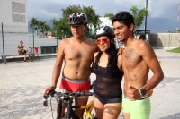 Sábado 14 de junio del 2014. Tuxtla Guitiérrez. Word Naked Bike Ride 2014 se lleva a cabo esta tarde también en la capital del estado de Chiapas.