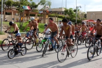 Sábado 14 de junio del 2014. Tuxtla Guitiérrez. Word Naked Bike Ride 2014 se lleva a cabo esta tarde también en la capital del estado de Chiapas.