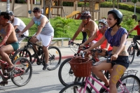Sábado 14 de junio del 2014. Tuxtla Guitiérrez. Word Naked Bike Ride 2014 se lleva a cabo esta tarde también en la capital del estado de Chiapas.