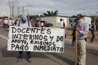 Viernes 1 de septiembre del 2017Chiapa de Corzo. El Bloqueo carretero entre Chiapa de Corzo y la capital de Chiapas del movimiento magisterial se lleva a cabo esta mañana dentro de la protesta nacional contra el informe del presidente EPN en su V informe